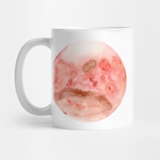 Mars Watercolor Illustration Mug